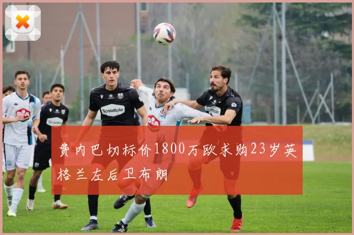 费内巴切标价1800万欧求购23岁英格兰左后卫布朗
